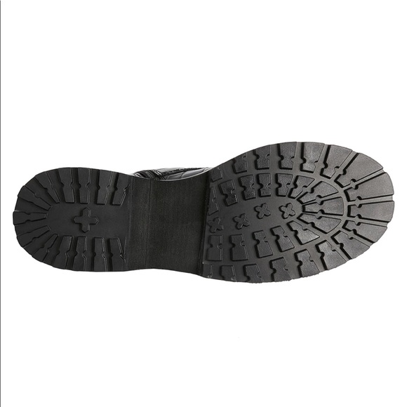 NEW Steve Madden Black Croc Boots - Picture 3 of 6